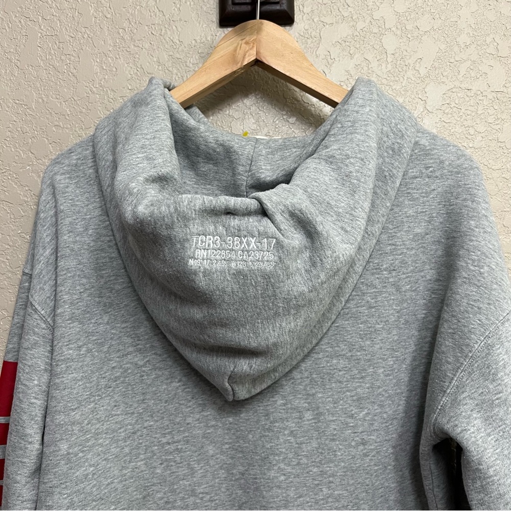 ariztia TNA gray women sz XS oversized hoodie - Picture 2 of 10